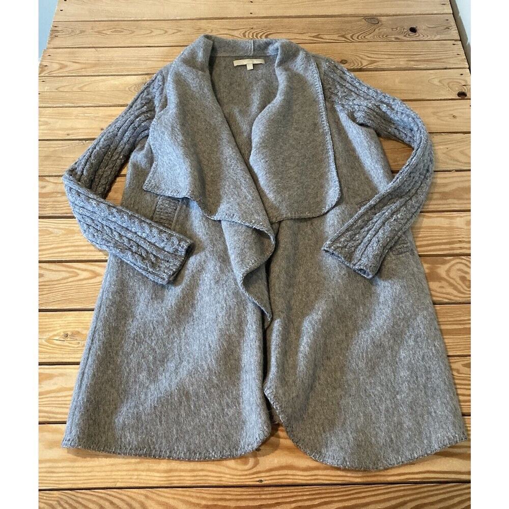 Andean Wool Open Front Cardigan Size XS Women’s Gray